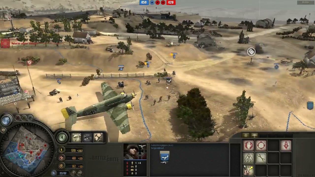 Battle of Crete mod (3.9.8) PvP, 2x2 Maleme map #10