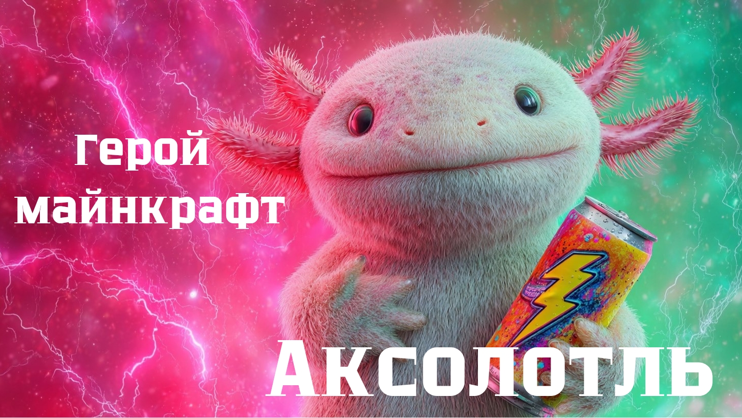 Аксолотль.Удивительное существо.