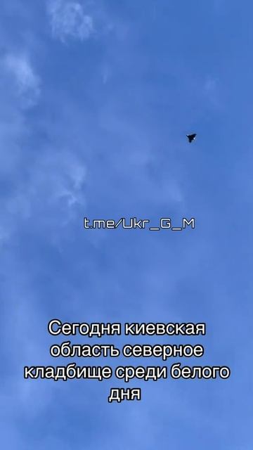 🔥Кадры пролета русской БпЛА "Гербера" над Киевской областью.