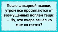 Как тёща криком всех разбудила! анекдоты!