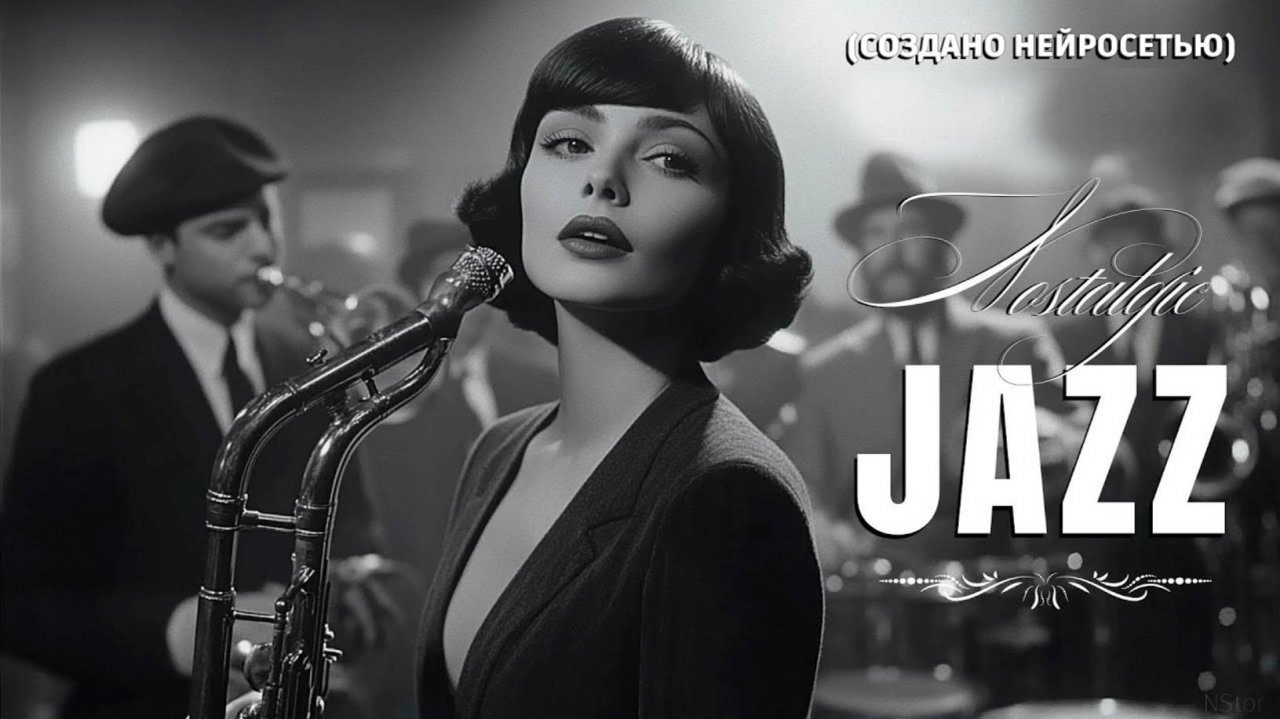 AI-ретро-джаз 50-х (создан нейросетью на основе аудио- стиля)