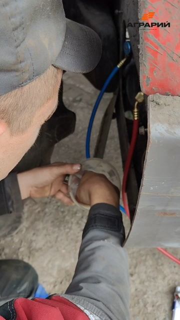 Утечка фреона в кондиционере сельхозтехники Manitou, диагностика кондиционера, замена компрессора!