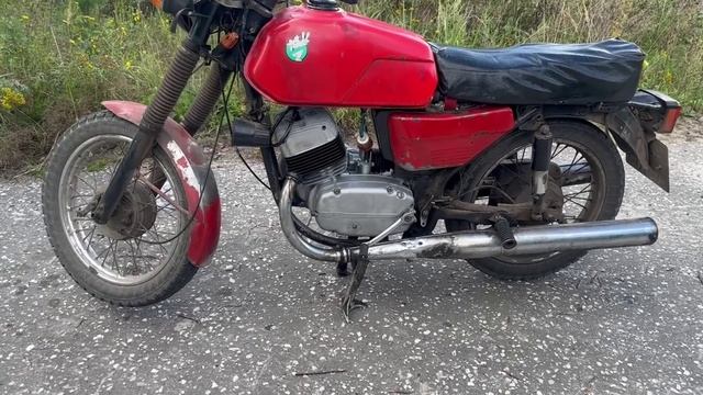 Двигатель Ява 350/634 тест 24.08.2025 после ремонта (г. Горки, респ. Беларусь)