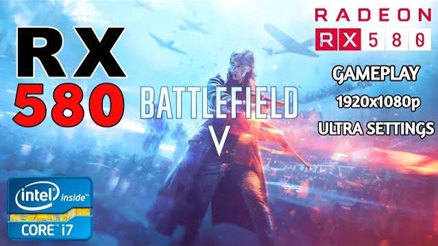 Battlefield V GamePlay | RX 580 8GB + i7 4790 | 1080p ULTRA Settings.. DX12