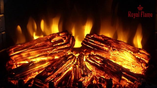 Очаг Royal Flame Dioramic 25 LED FX: видео горения