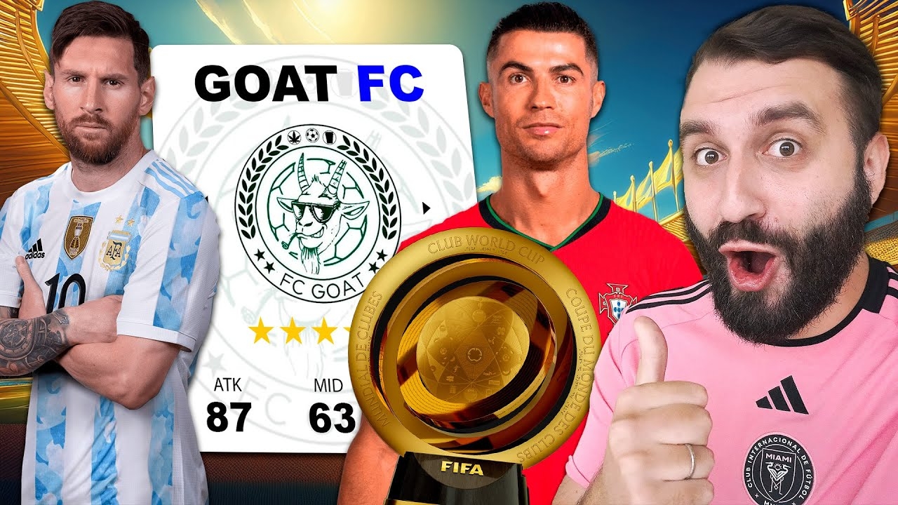 Что если РОНАЛДУ и МЕССИ в ОДНОЙ КОМАНДЕ на КЛУБНОМ ЧМ?