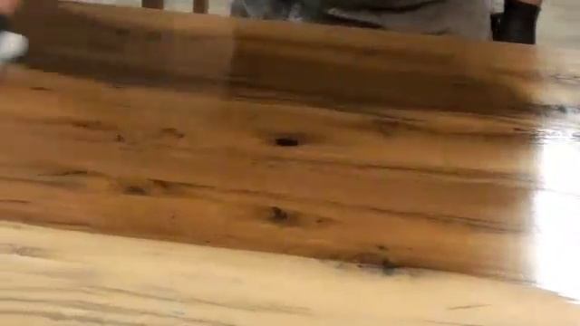 Переделка утильной древесины, столешница для кухни