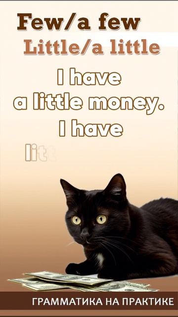 Few или Little? A Few или A Little?