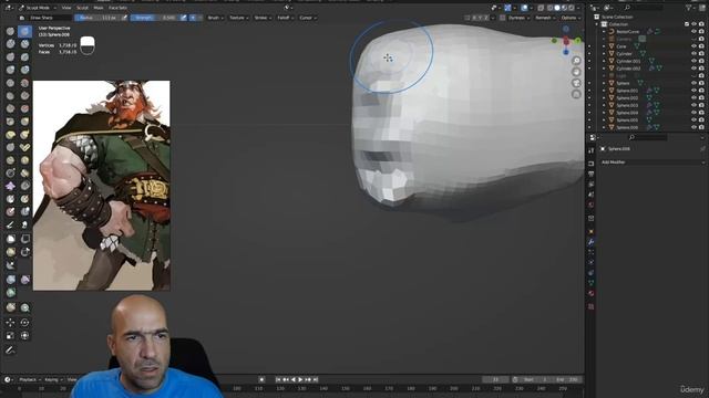 08. How to sculpt hands and fingers