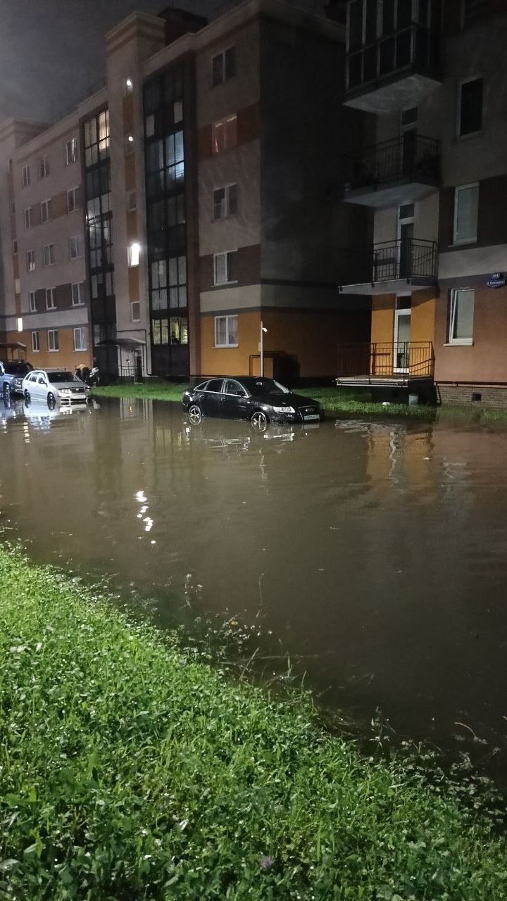 🌧 Последствия 6-часового ливня в Калининграде 24 августа #метеогид #ливень #калининград