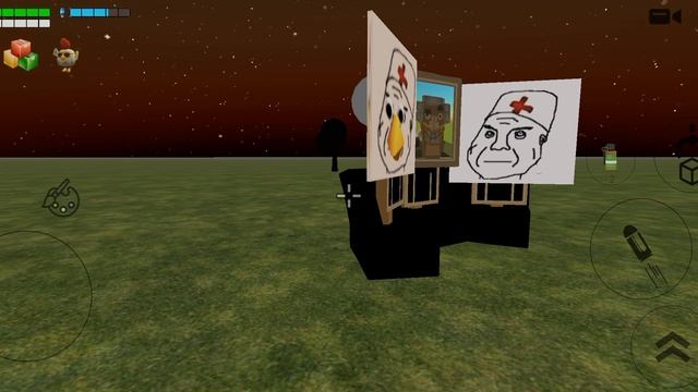 Сидим с бобром за столом на ужин готовим полено