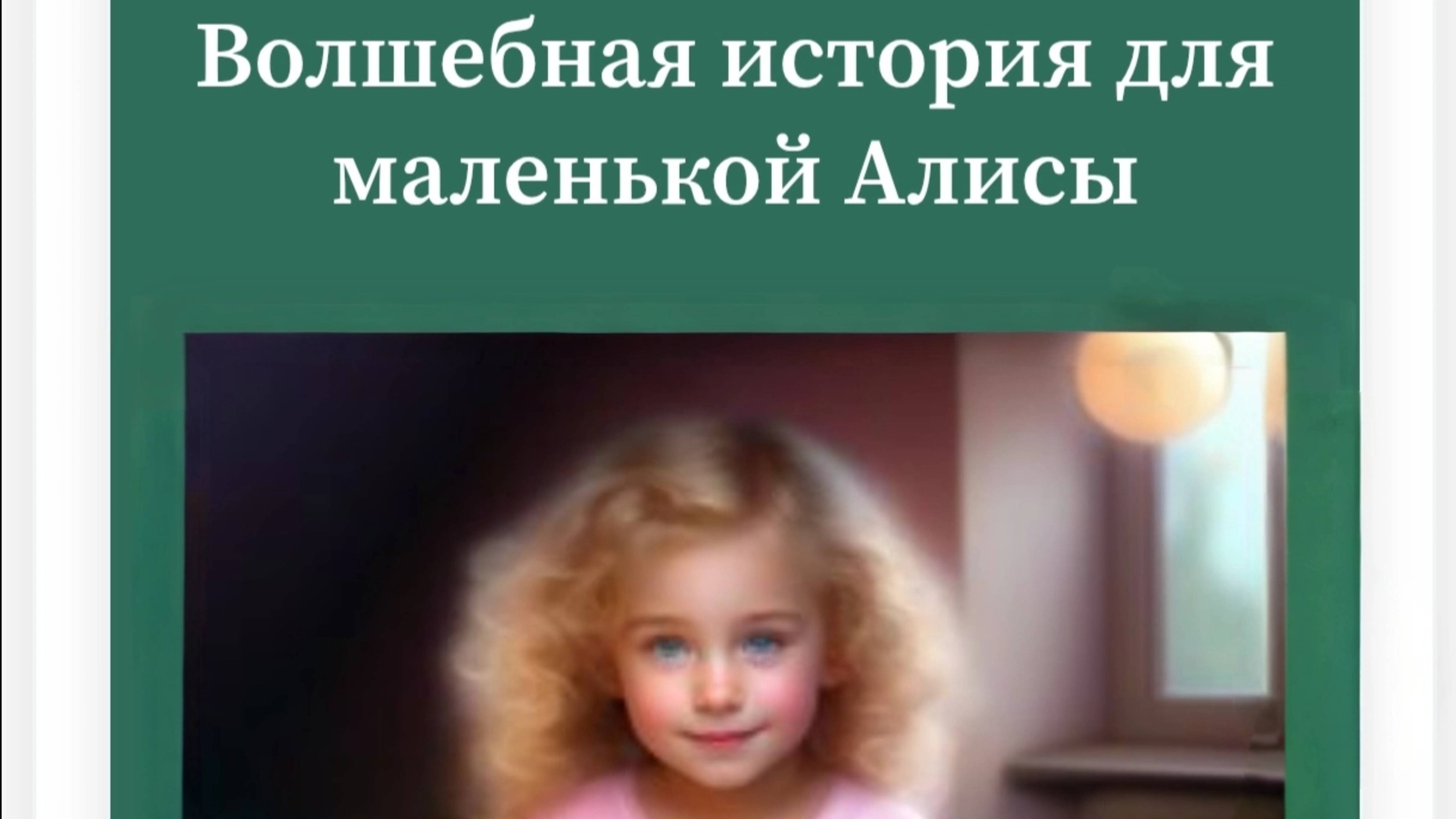 СКАЗКА НА НОЧЬ /ВОЛШЕБНАЯ ИСТОРИЯ ДЛЯ МАЛЕНЬКОЙ АЛИСЫ #детская #сказка #рутуб