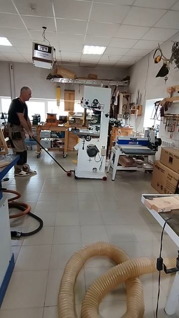 ставлю Ленточную пилу на колеса