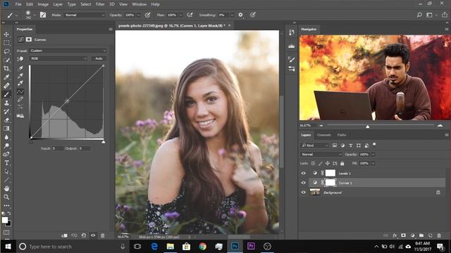 Разница между уровнями и кривыми в Photoshop