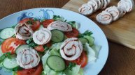 Куриные рулетики для бутербродов и салатов. Вкуснее, чем колбаса!