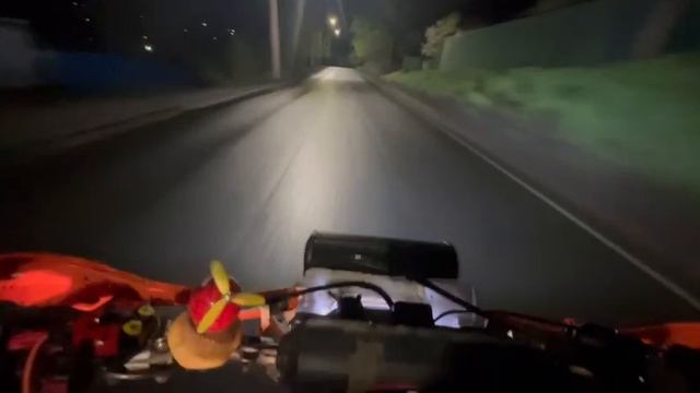 Уход от ДПС на эндуро.