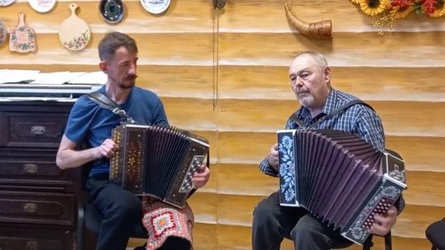 "Раскинулось море широко" гармонисты Сергей Кононов и Александр Гейнц