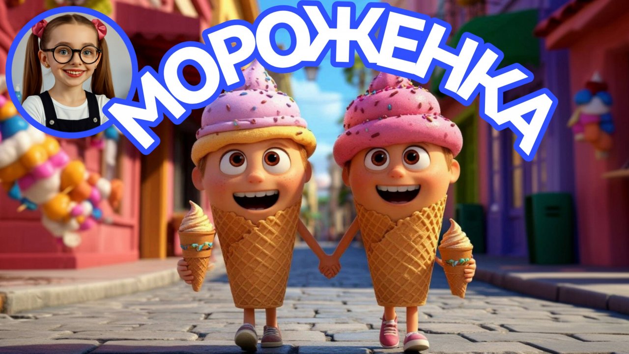 Малаша научит - мороженое #детям #дети #передача #малыши #малаша