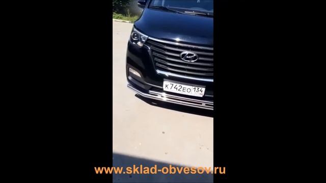 Защита бампера и пороги на HYUNDAI H 1 хундай H1
