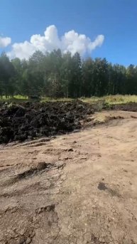 В ДНТ «Лесное» стартовала активная работа по планировке и отсыпке участка