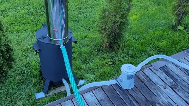 Печь для купели с подогревом SpaWagon.ru