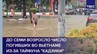 До семи возросло число погибших во Вьетнаме из-за тайфуна "Кадзики"
