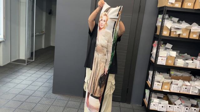 Полина Гагарина подушка дакимакура 35х140 см