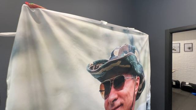 Путин В.В. шторка для ванной