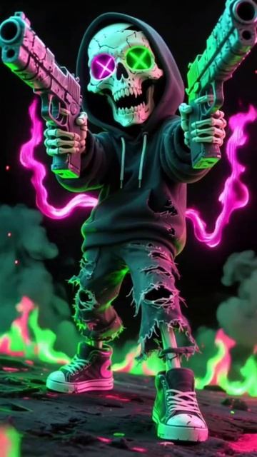 #живыеобои #скелетон