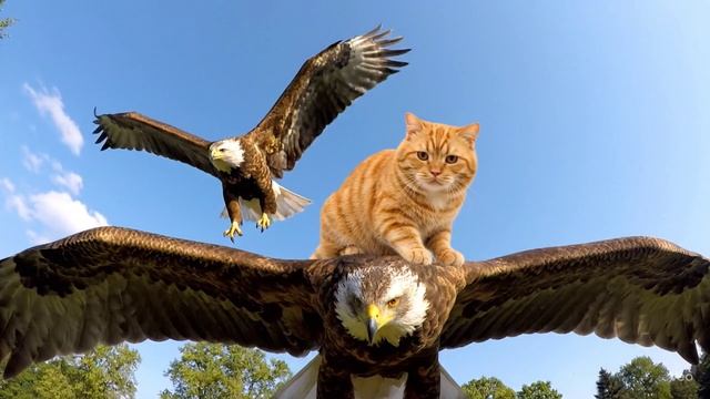 Василий летит на орле!