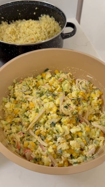 Рецепт салата с морепродуктами