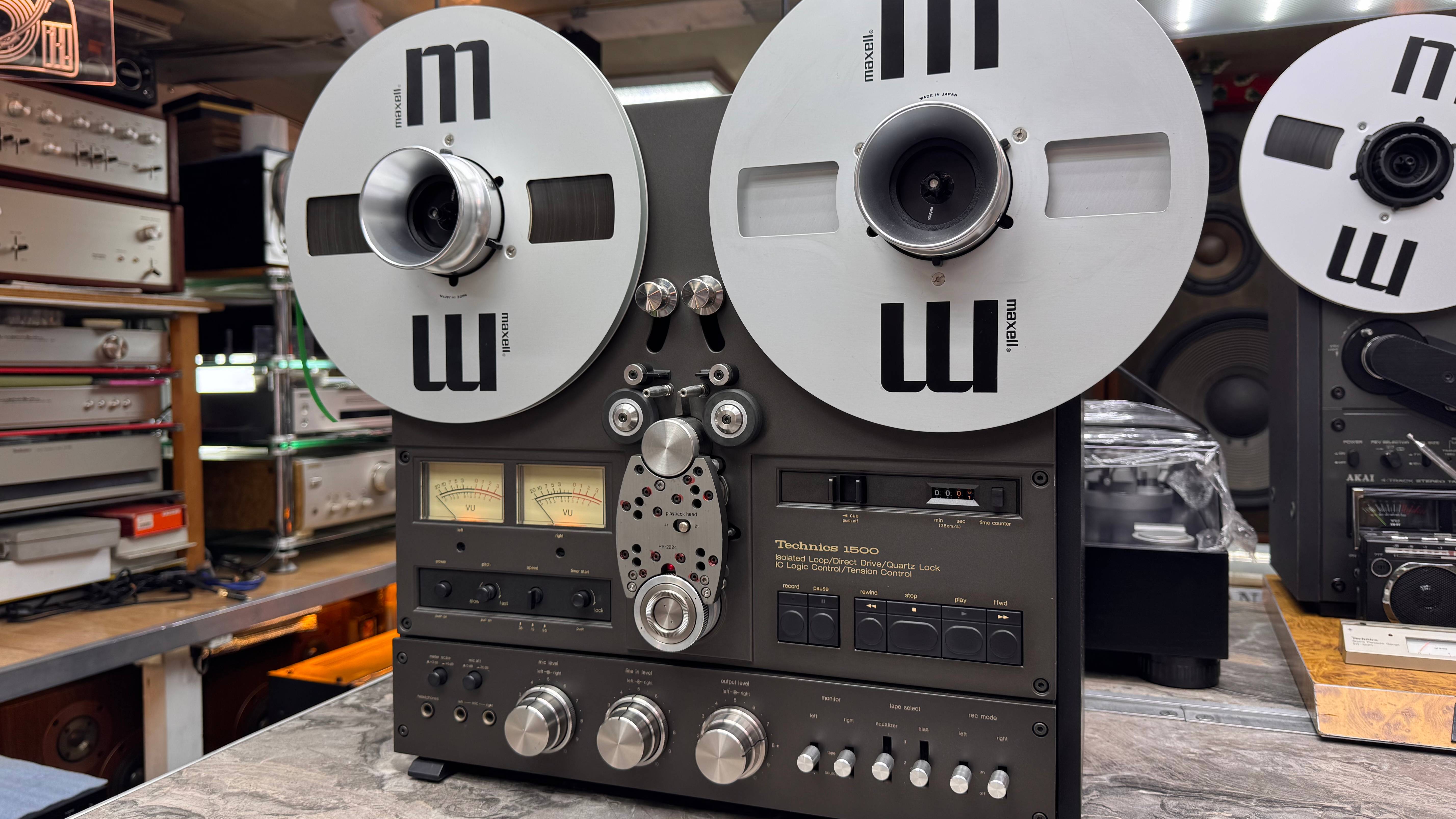 Катушечный магнитофон TECHNICS RS-1500U продолжаем тестить...