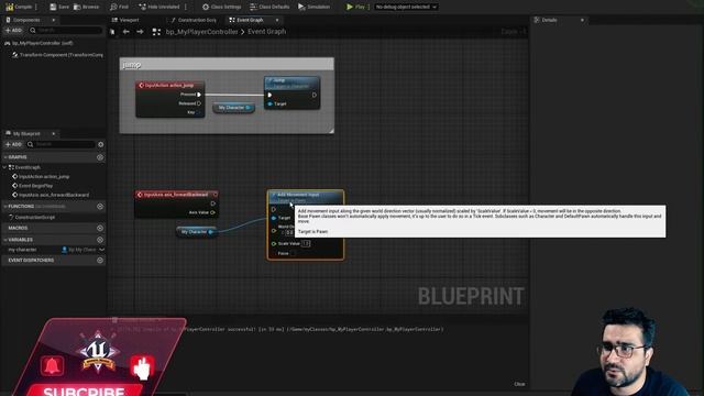 Перемещения персонажа в Unreal Engine 5 [автоперевод]