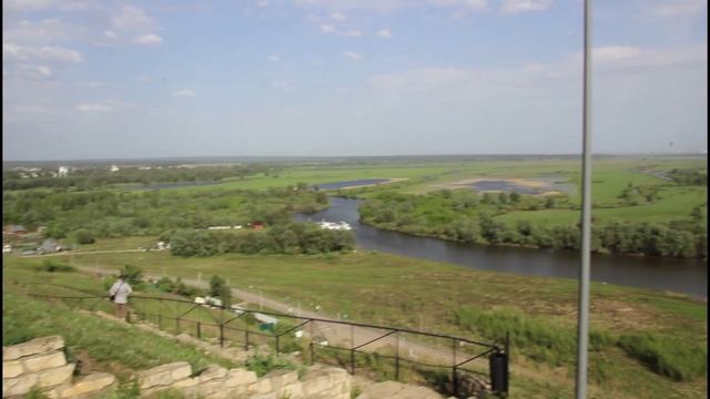 Елабуга. Вид на Каму и Тойму с Чёртова городища!