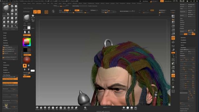 9. Making the fibermesh part 9