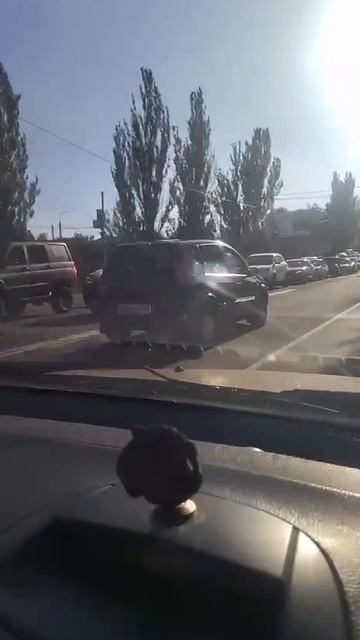 В результате ДТП от центра Макеевки в сторону Харцызска образовалась огромная пробка