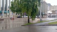 электротранспорт Уфу накрыли ливни. последствия непогоды в башкирской 5 июля 2025 ул зорге песа