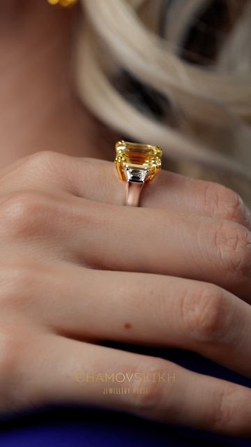 Украшения с желтыми сапфирами