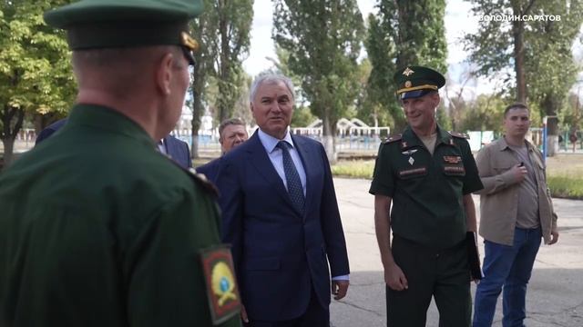 Володин в артиллерийском училище: буду помогать развитию