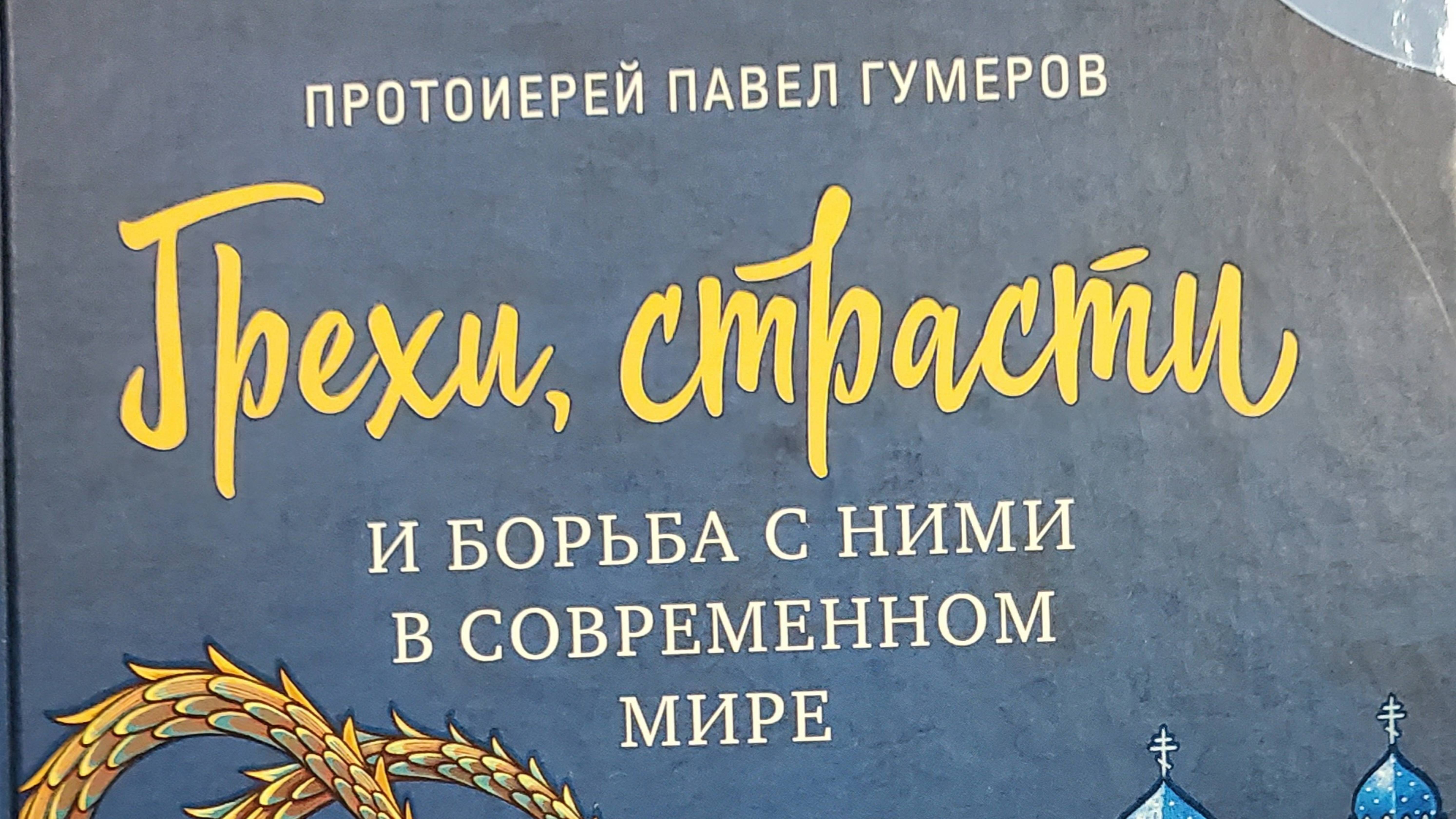 Автор: Протоиерей Павел Гумеров Книга: "Грехи, страсти и борьба с ними в современном мире."