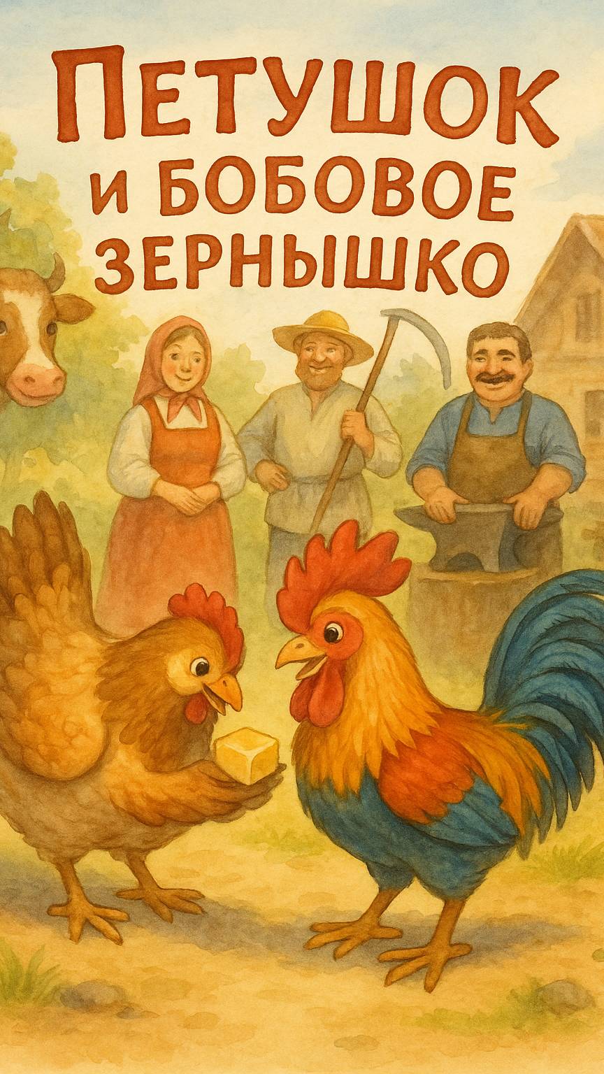 Сказка "Петушок и бобовое зернышко"