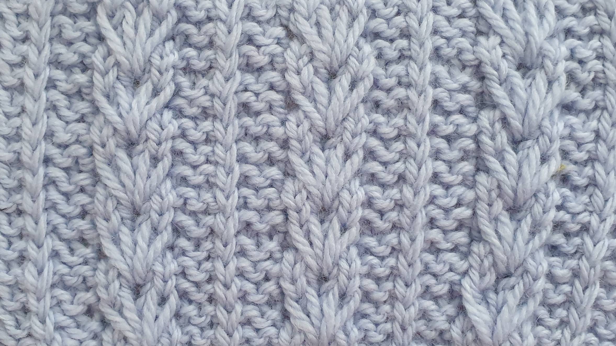 14. Объемные дорожки из вытянутых петель