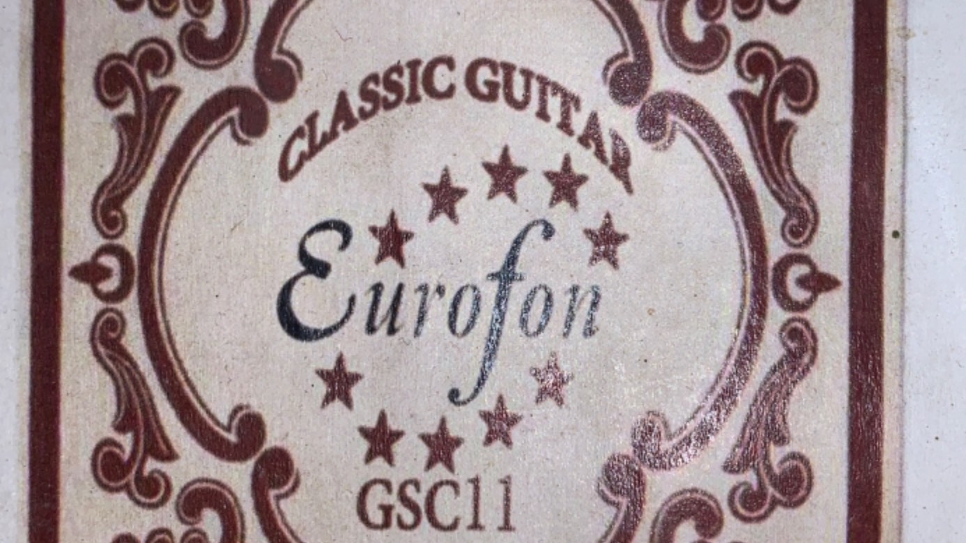 Гитара классическая EUROFON GSC-11 - Этюд - Adolfo V. Luna