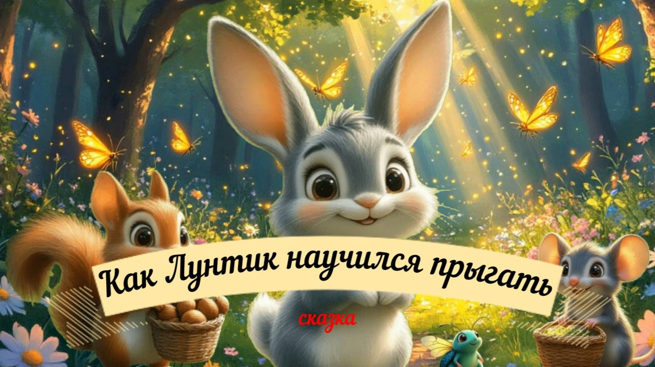 Сказка - Как Лунтик научился прыгать
