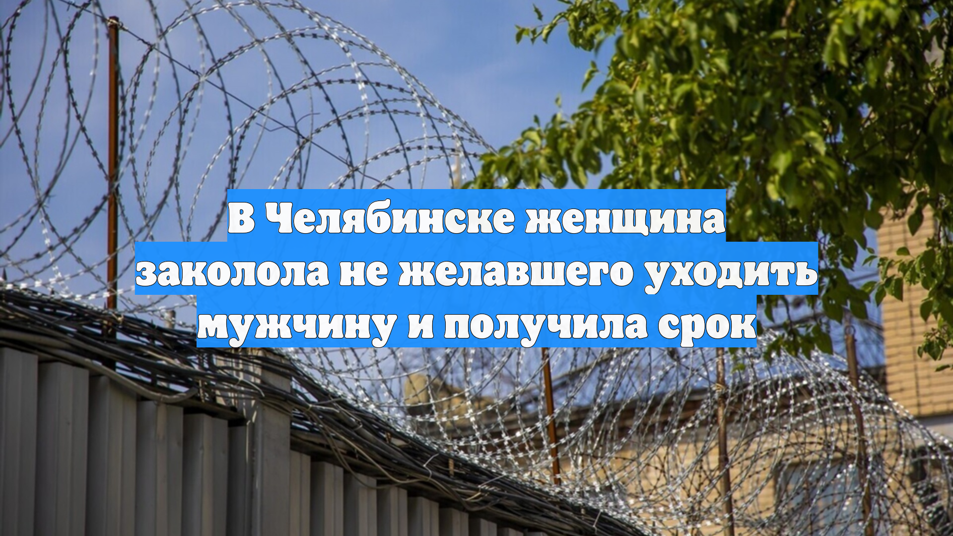 В Челябинске женщина заколола не желавшего уходить мужчину и получила срок