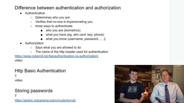 1. Difference between authentication and authorization