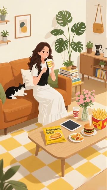 Нежный вайб из нейросети