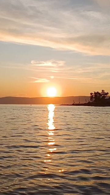 sunset on Baikal