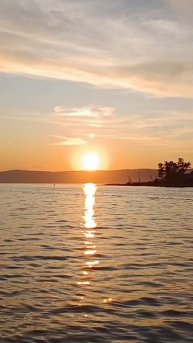 sunset on Baikal