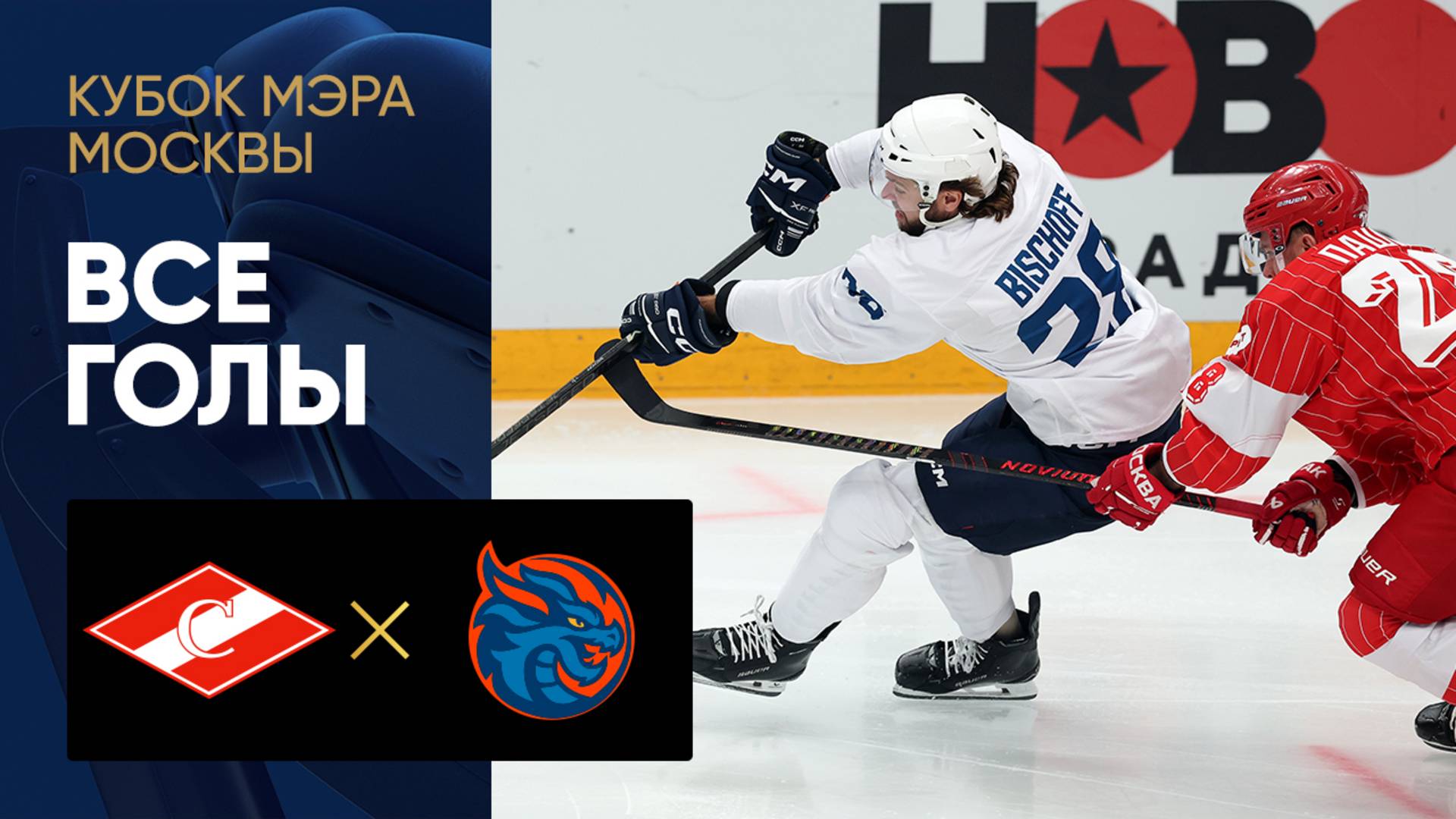 Спартак - Шанхай Дрэгонс. Все голы матча Кубка Мэра Москвы 29.08.2025